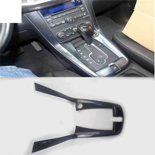 1pc ABS carbon fiber grain gear panel decoration cover for 2012-2016 Chevrolet Chevy Captiva