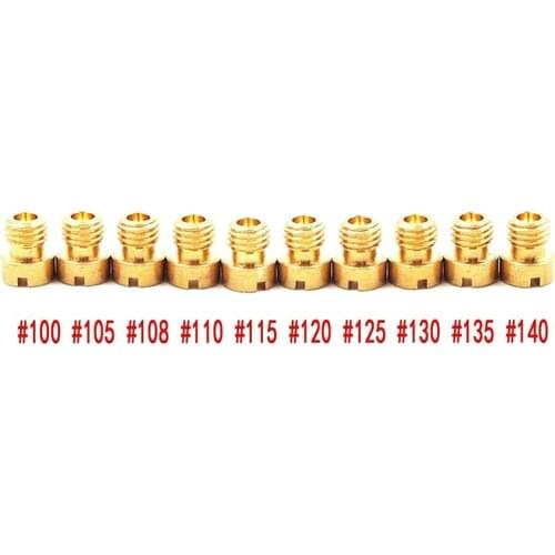 1Pcs 8mmCarburetor Injectors Nozzle Main Jet For PWK Keihin OKO CVK Carburetor Motorcycle Carburetor Injectors Nozzle