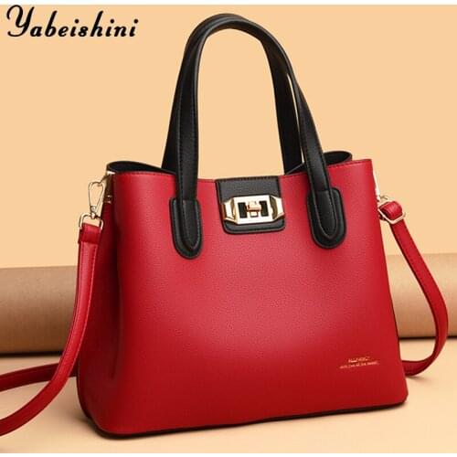 2021 New Designer Metal Handle Women Leather Handbags Crossbody Bags For Women Shoulder Messenger Bags High Quality Ladies