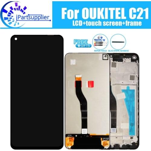 6.4 inch OUKITEL C21 LCD Display+Touch Screen 100% Original Tested LCD Digitizer Glass Panel Replacement For OUKITEL C21
