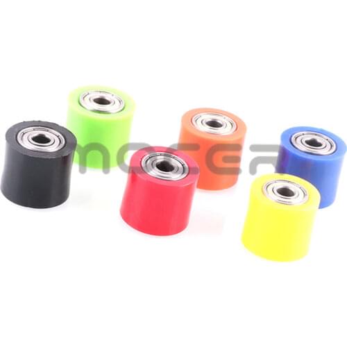 Free shipping 8/10mm Tensioner Wheel Guide Drive Chain Roller Pulley Wheel Slider For Bike Motorcycle