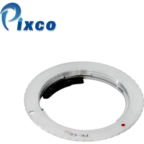 Pixco AF Confirm Adapter Suit for Pentax K Mount PK Lens to suit for Canon (D)SLR Camera, For Pentax- For EOS