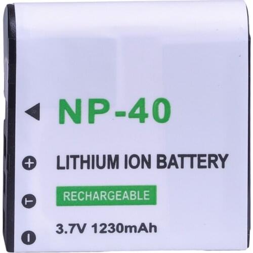 1 Pc 1230mAh NP-40 NP 40 Camera Battery for Casio EX-Z400 FC100 FC150 FC160S P505 P600 P700 Z300 Z600 EX-Z850