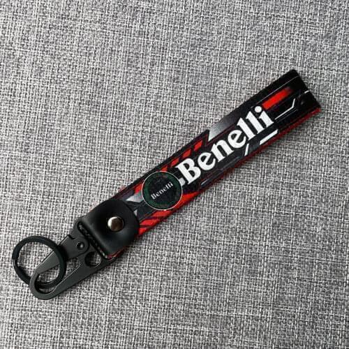 Motorcycle Accessories Embroidery Leather Keychain Key Ring Key chain keyring For Benelli TMXK 250 500 502 600