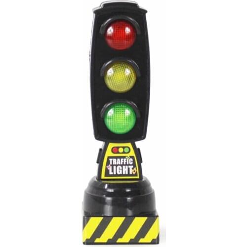 Singing Traffic Light Toy Traffic Signal Model Road Sign Suitable For Brio Train Children Track Series Toy Accessories