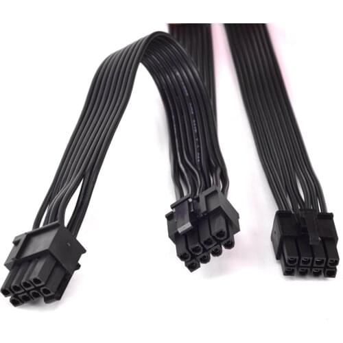 PCI-e 8Pin 1 to 2 Port 6+2pin Spliter Power Supply Cable Dual PCIe 8 Pin 6Pin for Corsair AX1500i AX1200i AX860i AX760i Modular