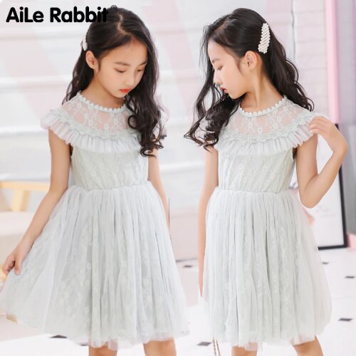 Summer Dress For Girls Childrens Wear Princess Fairy Party Dress Birthday Present Childrens Clothing Vestidos