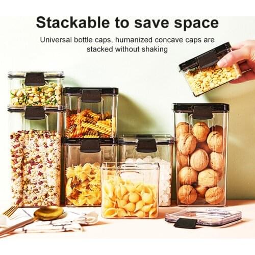 460/700/950/1300ML Food Storage Container Split Compartment With Lid Vegetable & Fruit Bento Box Multigrain Sealed Storage Tank