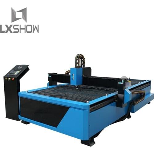 Standard frame cnc plasma cutting machine with 3 axis dust cover linear square rails