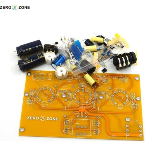 GZLOZONE TU1-EMP V2 Tube Headphone Amplifier Kit 2X 6922 + 1X 12AT7