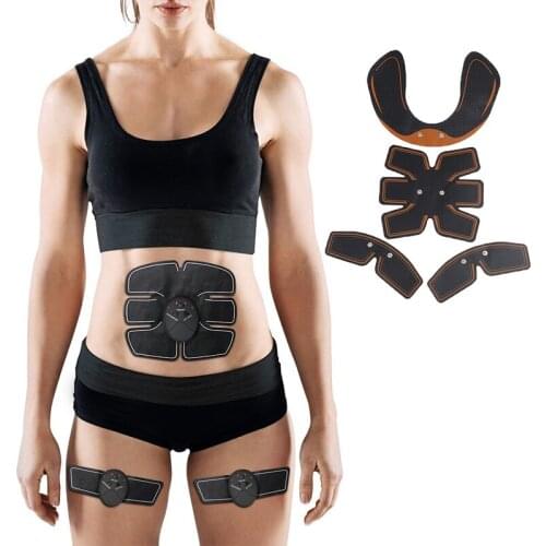 Unisex Wireless Smart Muscle Stimulator Abdominal Trainer Hip Trainer Buttocks Butt Lifting Slimming Massager Body Shaping