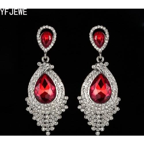 YFJEWE Hot Fashion Horse Eye Earrings Jewelry Latest Design Austrian Crystal Earrings Female Wedding Christmas Gifts E487