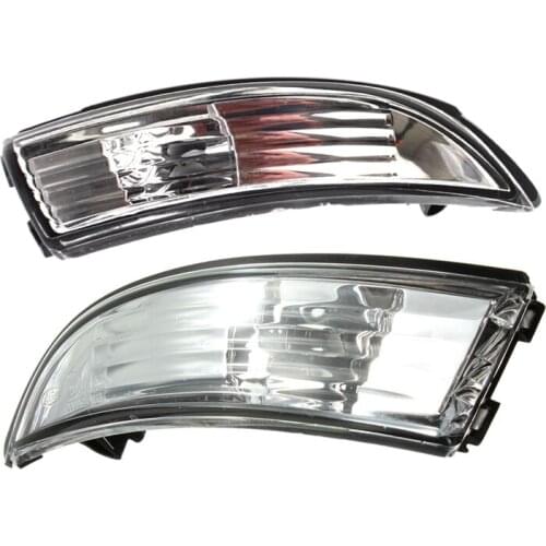 1 Pair Left & Right Car Mirror Turn Signal Lights Door Wing Mirror Indicator Cover Light Repeater Housing, for Ford Fiesta Mk8 2