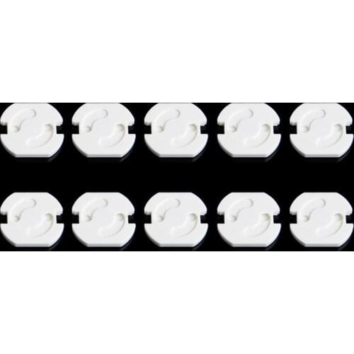 10Pcs Mains Plug Socket Cover Baby Proof Child Safety Plug Guard Protector C5AF