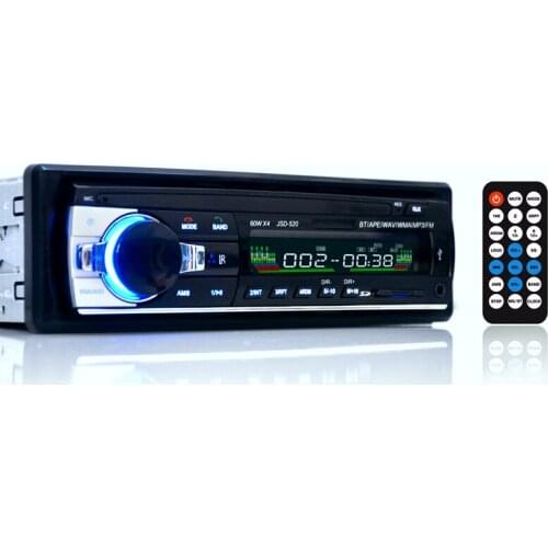 100% Original Car Radio Player Bluetooth Phone AUX-IN MP3 FM/USB/1 Din/Remote Control Phone 12V Car Audio Car Electronic