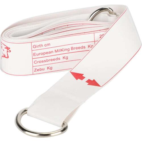 250cm Cattle Tape Measure Bust Weight Contrast Ruler Soft Body Measuring Ruler for Farm Supplies Cattle Measuring Tool