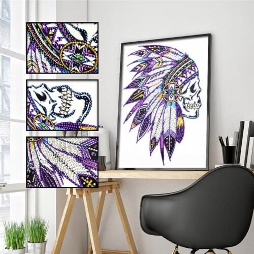 Diamond Painting 5D DIY Special Shape Diamond Primitive Diamond Embroidered Sticker Mosaic Decoration