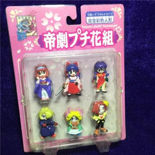 Anime Game Sakura Wars Action Figure Doll Model Ornaments Box-packed Kids Toys Boy Girl Gift