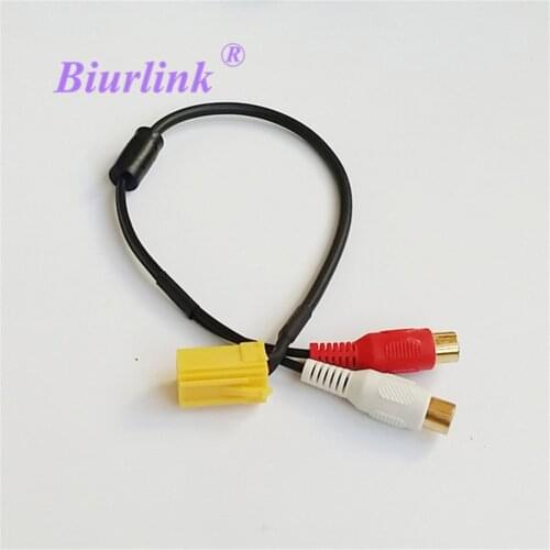 Biurlink Stereo Radio Auxiliary RCA Cable Adapter for Fiat Grande Punto Alfa Romeo