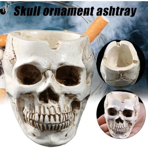 Skull Hanging Planter for Indoor Or Outdoor Succulent Or Small Plant Resin Ashtray for Bathroom Home Living Room UD88