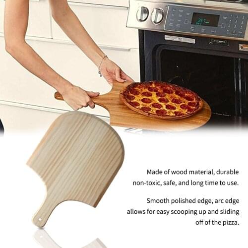 Wooden Pizza Paddle Spatula Pizza Shovel Peel Cutting Board Kitchen Pizza Tray Plate Bakeware Pastry Tools Accessories