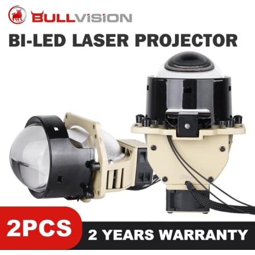 90W 3.0 Bi-LED Hyperboloid Projector Lenses H1 Bulb 9005 9006 H4 H7 LED Lamps For Headlight Car-styling Retrofit Hi/Lo Beam Lens