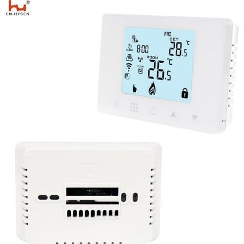 HY09BW WIFI Tuya Smart App wifi thermostat boiler smart control for combi boiler and hydronic water floor heating