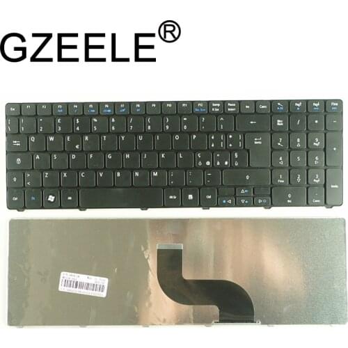 GZEELE Italian IT Laptop keyboard for Packard Bell Easynote NEW95 PEW71 PEW72 PEW76 BLACK