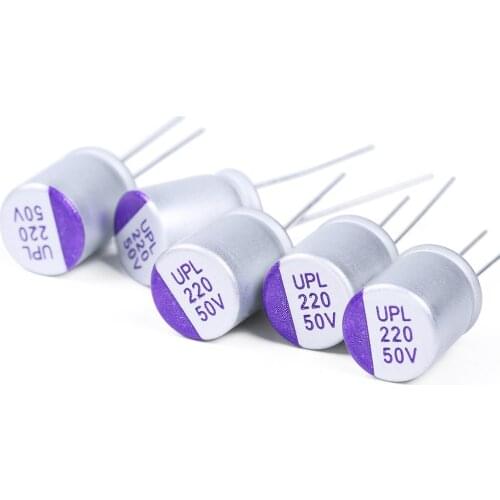 5PCS 50V 220UF 16V 470UF 35V 470UF 35V 330UF Long Life Low Impedance Solid Capacitor for RC FPV Racing Drones ESC Filter DIY