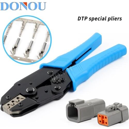 DTP terminal pliers 9-inch multifunctional cold press pliers bare terminal pliers pre-insulated crimping pliers crimping