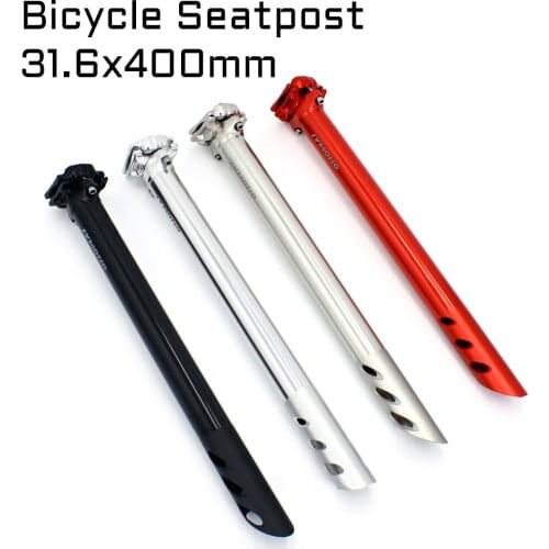 Ultralight CNC Bike Seat Post 31.6/400mm Cycle Bicycle Seatpost Bike Pole Seat Tube for Bike Saddle Tube Mountain Bike Parts
