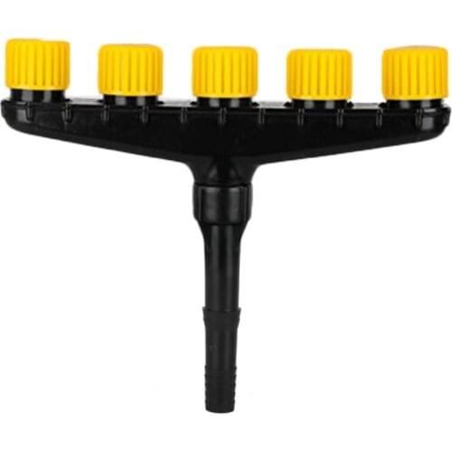 3/4/5/6 Heads Agriculture Atomizer Nozzles Lawn Garden Watering Hose Sprinklers Sprayer Shower Atomization Adjustable Size