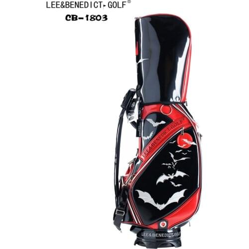 LB golf bag mens and womens golf club bag backpack golf bag standard bag clothing bag three dimensional embroidery light rain