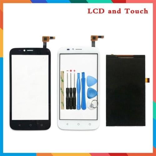 High quality 5.0'' For Huawei Ascend Y625 Lcd Display Screen + Touch Screen Digitizer Sensor + Tools Free Shipping