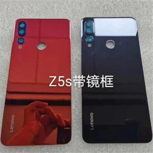 Back Housing For Lenovo Z5S L78071 Original Glass Battery Cover Case Rear Door Replacement Parts With Adhesive