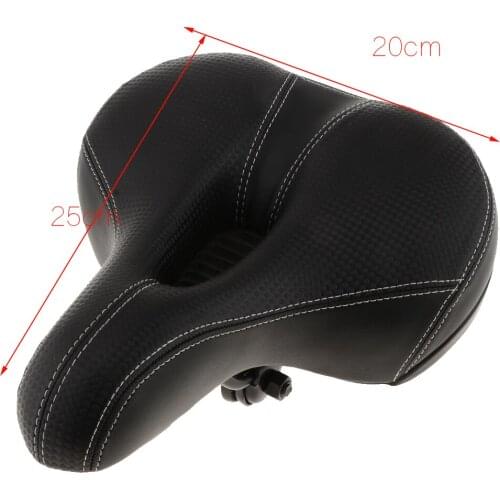 Comfortable Seat Bike Saddle Replacement W/Two Shock Absorbing Ball