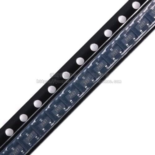 100pcs / 1 lot Original CJ3407 screen printing 3407 SOT-23 P channel -30V-4.1A SMD MOSFET