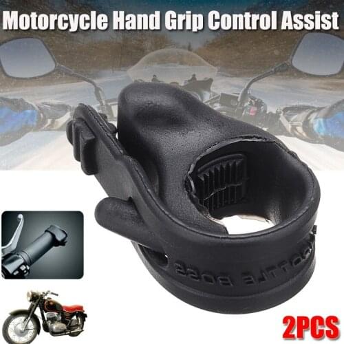 2Pcs Universal Throttle Assist Wrist Rest Cruise Control Hand Bar Grip 135x25mm For Motorcorss Motorcycle Racing Street Off-Road