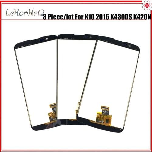 3 Piece/lot LCD For LG K10 2016 LCD K410 K430 K430DS K420N Display LCD Touch Screen Digitizer Assembly With Frame