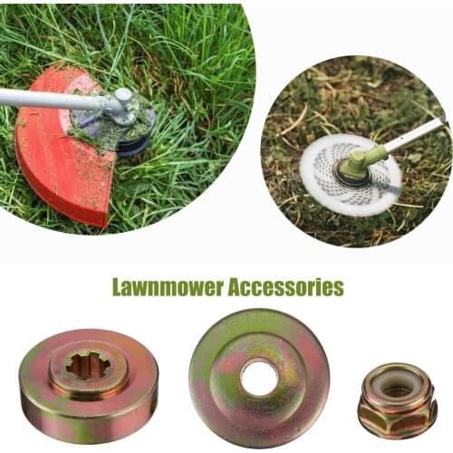 3Pcs Practical Steel Wire Trimmer Head Nut Fixing Kit Brushcutter Trimmer Gearbox Tool Set for Brush Cutter Lawnmower