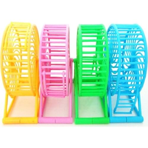 AHUAPET Hamster Running Wheel Pet Toys Mice Small Exercise Mouse Toy Running Sport Support Hamster Ball Small Pet Accessories E