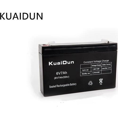6V 7AH Battery for Children Toy Car LED Light Electronic Scale Backup Power Emergency Light Lead-acid Accumulator Rechargeable