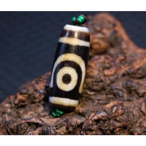 AL Treasure Magic Power Tibetan old Agate 2 Eye Love Symbol dZi Bead Amulet Fit For Making Bracelet Talisman Timestown UPD22Asw