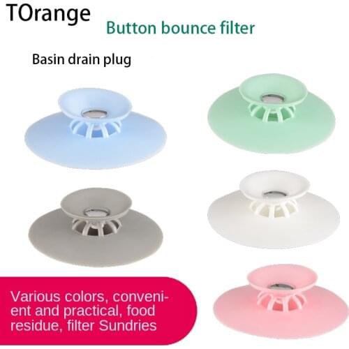 Basin sink filter cover plug bounce type accessories bathroom wash basin sink sink type bounce core