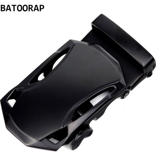BATOORAP Mens Buckle Metal Without Strap Black Automatic Belt Buckles Alloy Made Fit In 35MM Width Ratchet Belt Fashion PKH03