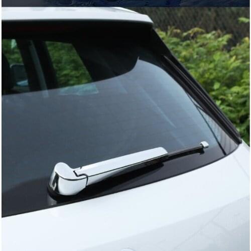 For Audi Q3 F3 2019 2020 ABS Chrome Car Rear Wiper Cover Trim Tail Windscreen Sticker Frame Car Styling Accessories