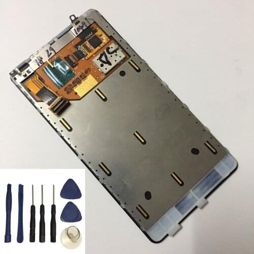 For Nokia Lumia 800 Touch Screen Digitizer Sensor + LCD Display Monitor Panel Module Assembly With Frame + Free Tools