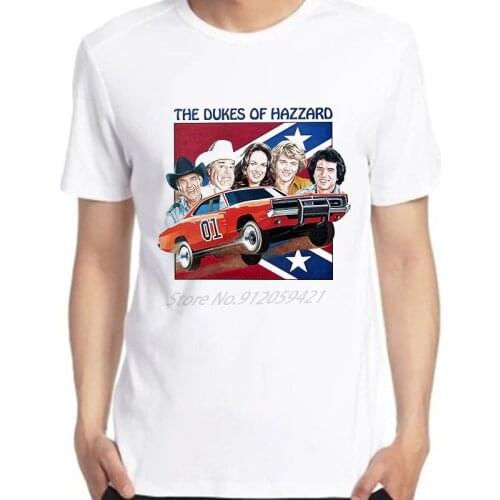 The Dukes Of Hazzard T Shirt 80s TV Show Family Comedy Action Breathable printed graphic Oversized T Shirt Harajuku Men clothing