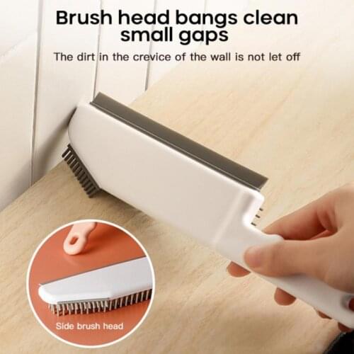Creative Groove Cleaning Brush Quickly Clean All Corner,Gap 3-in-1 Silicone Cleaning Sponge Cooktop Glass Scraping Bathtub Brush