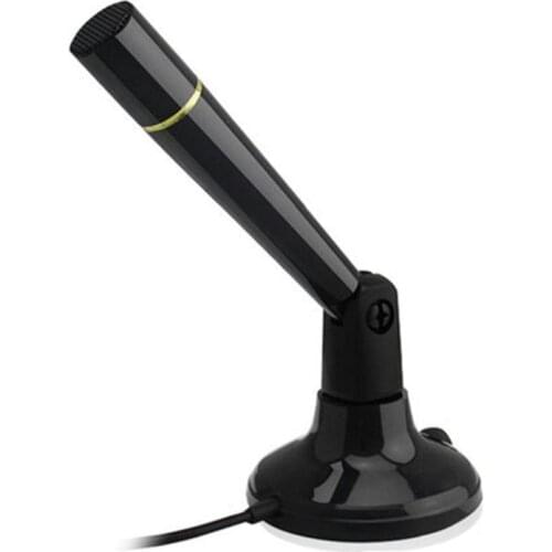 G22 3.5mm Adjustable Studio Audio Recording Microphone PC Desktop Computer Mic 360-degree omnidirectional condenser mic